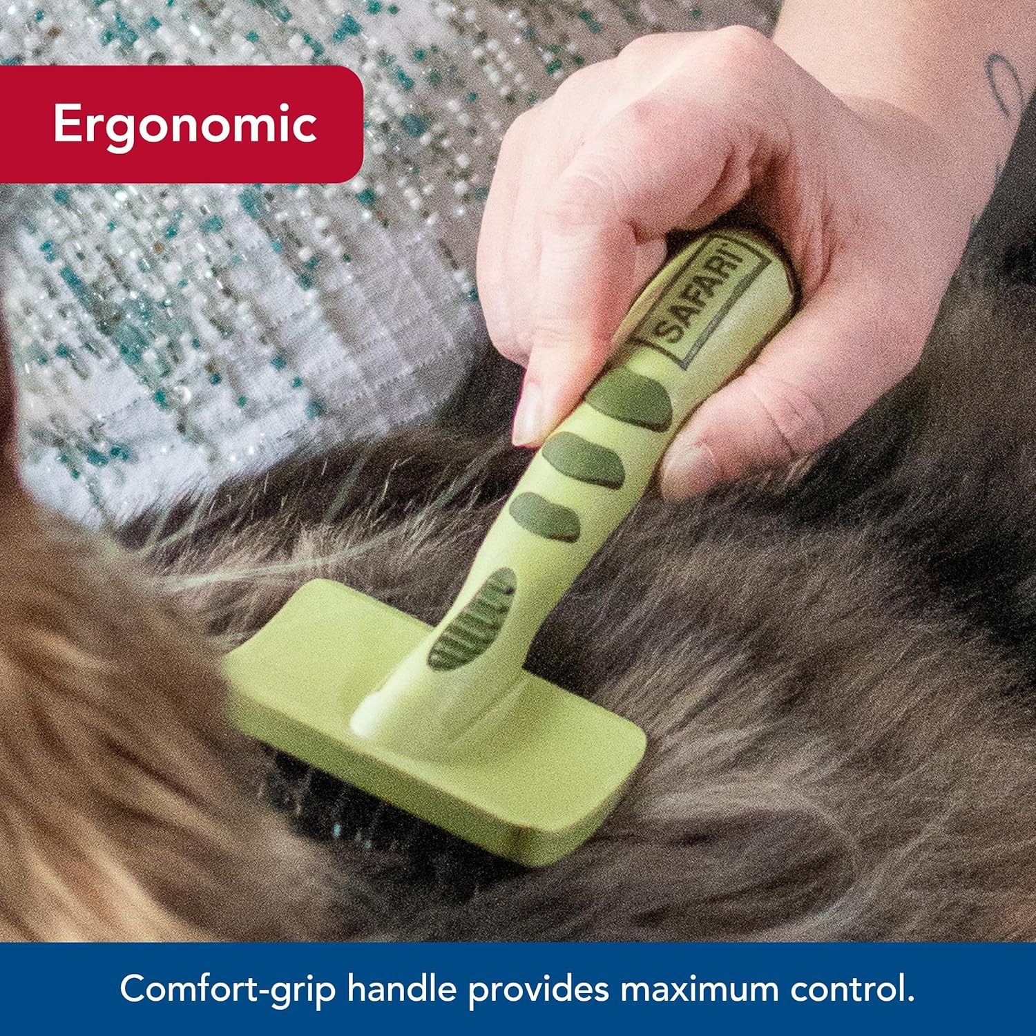 image:imageCoastal Pet Safari Cat Massage Brush No Color One Size 65 L x 3 W