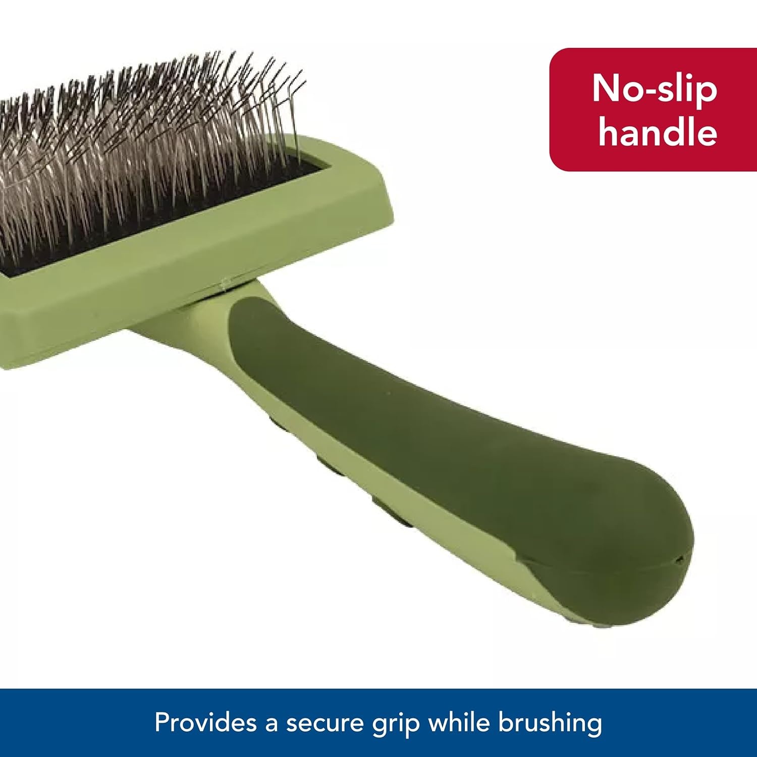image:imageCoastal Pet Safari Curved Firm Slicker Brush with Coated Tips for Long Hair No Color Medium 65 L x 40625 WMedium 65 L x 40625 W