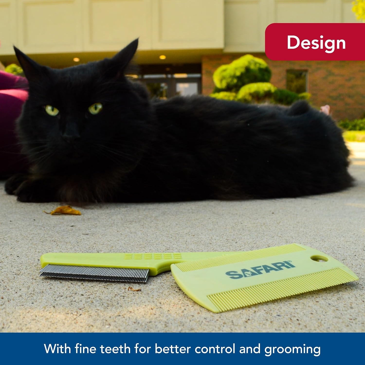 image:imageCoastal Pet Safari Cat Flea Comb Tick amp Flea Comb for Cats Avoid Dry Skin One Size