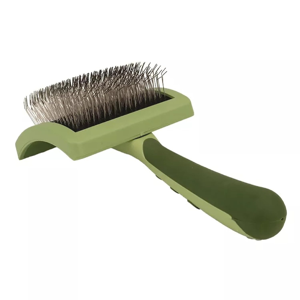 image:imageCoastal Pet Safari Curved Firm Slicker Brush with Coated Tips for Long Hair No Color Medium 65 L x 40625 WMedium 65 L x 40625 W