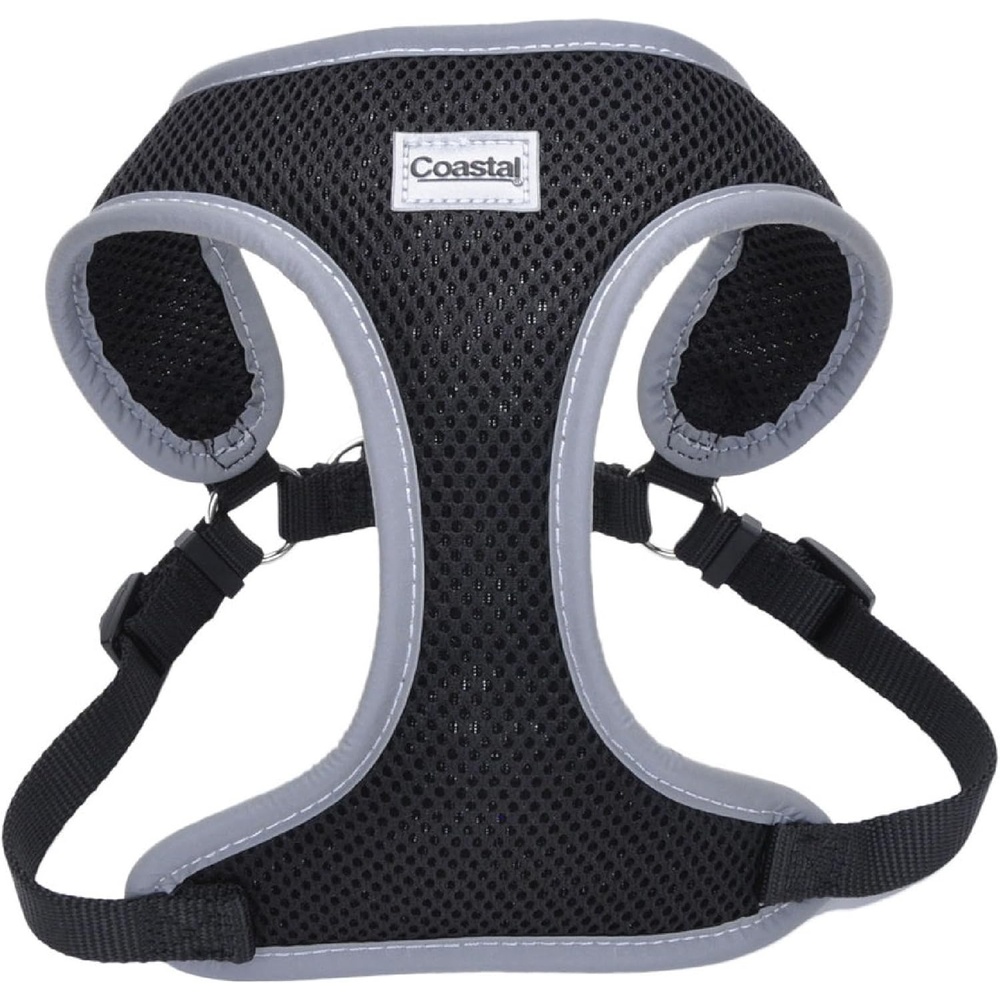 image:imageCoastal Pet Comfort Soft Reflective Wrap Adjustable Dog Harness NoPull Dog Harness for Small amp Large Dogs Purple 34 x 2029Blue Lime Orchid Pink