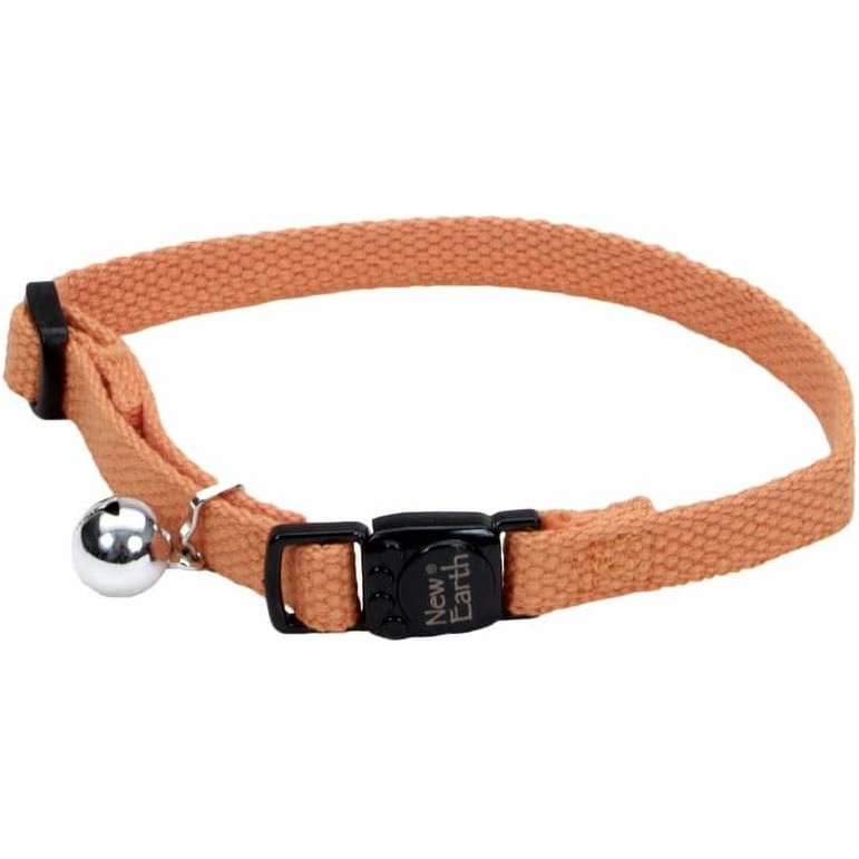 image:imageCoastal Pet New Earth Soy Adjustable Breakaway Cat Collar EcoFriendly OdorResistant and Adjustable Cat Collar Olive 38 x 812Pumpkin