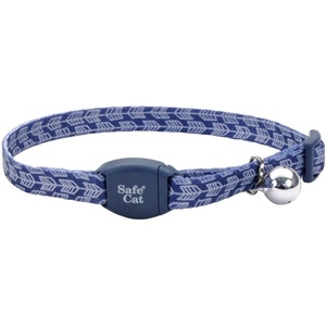 image:imageCoastal Pet  Safe Cat Fashion Breakaway Cat Collar with Magnetic Buckle and Bell  Golden Kaleidoscope Print  38 x 812Grey Silver Arrow
