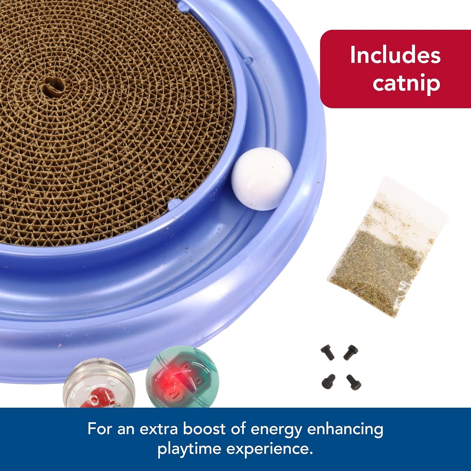 image:imageCoastal Pet Turbo Pet Cat Bundle Assorted Ball Pack amp Scratcher Cat Toy