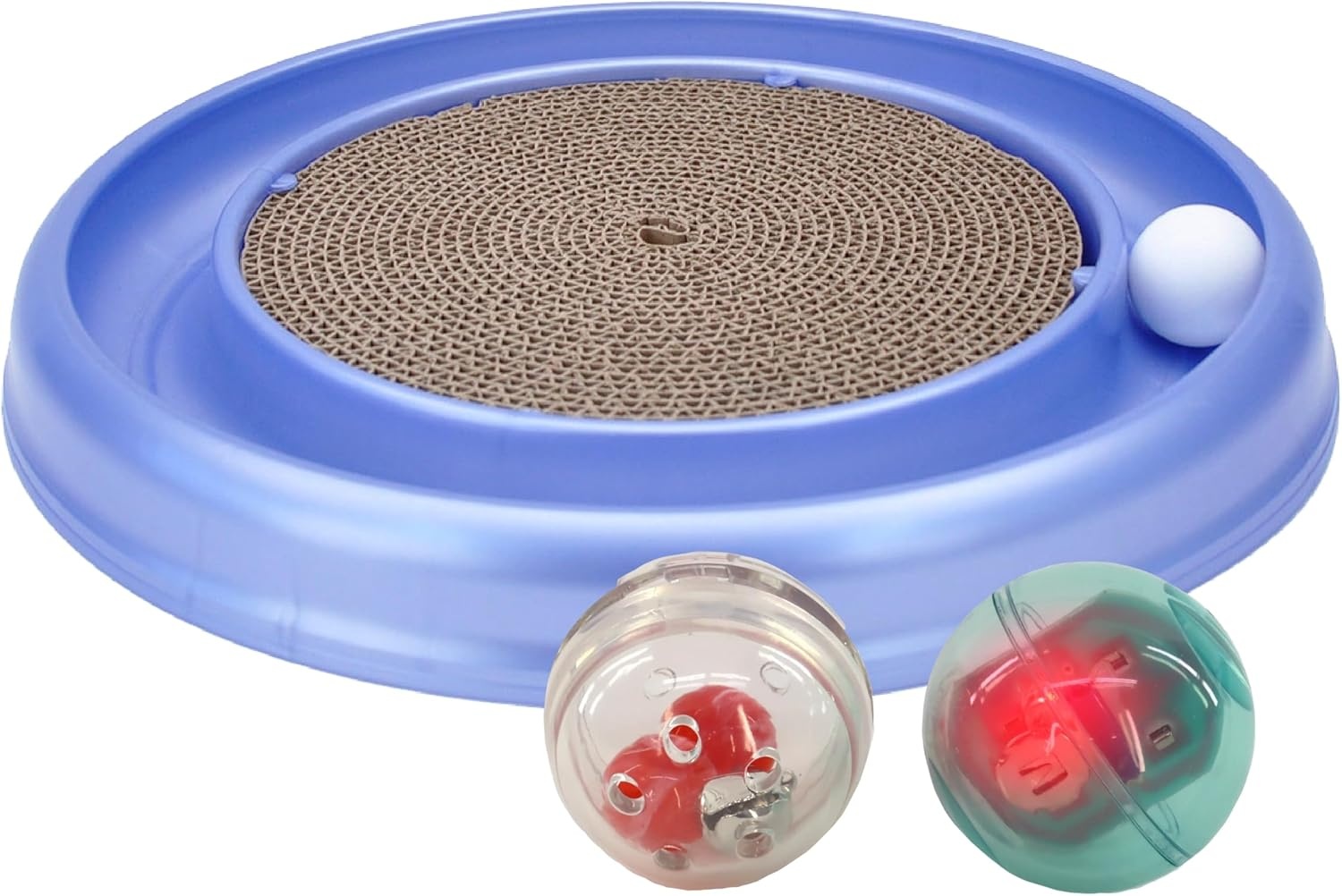 image:imageCoastal Pet Turbo Pet Cat Bundle Assorted Ball Pack amp Scratcher Cat Toy