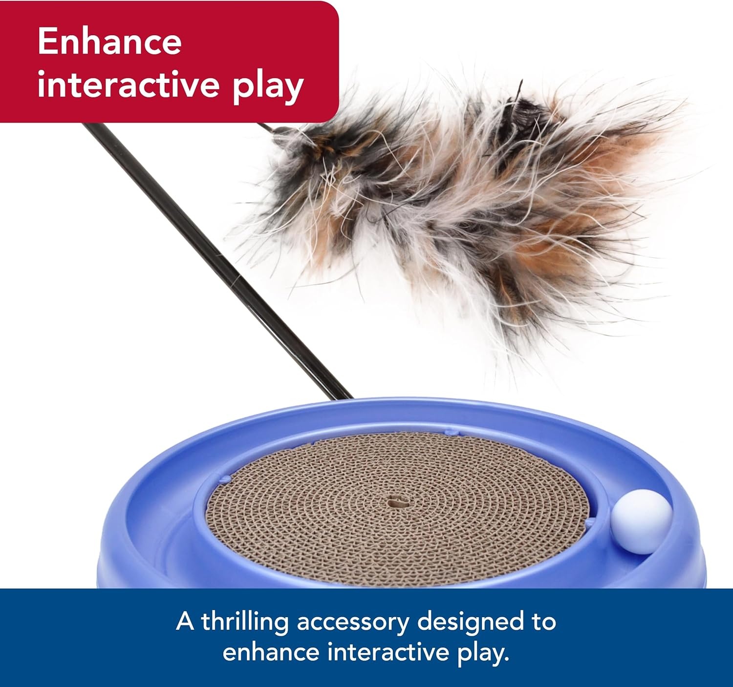 image:imageCoastal Pet Turbo Pet Cat Bundle Teaser Cat Toy amp Scratcher Cat Toy