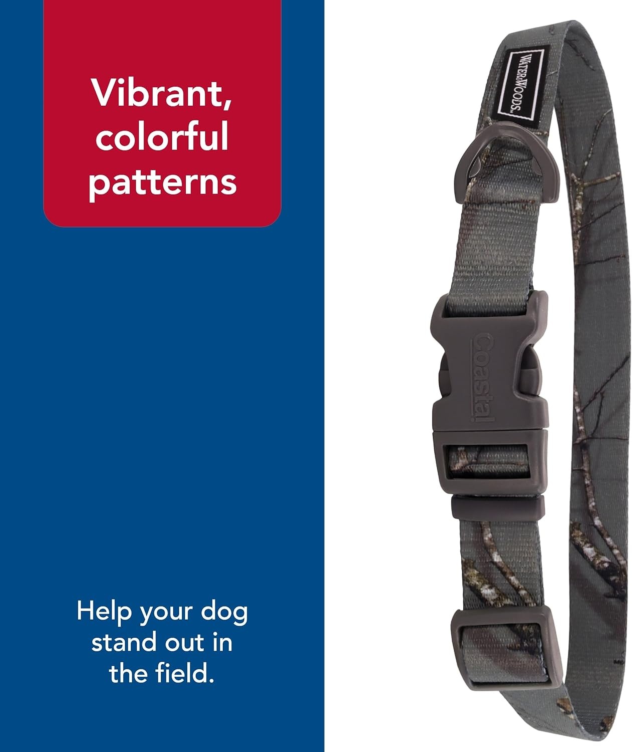 image:imageCoastal Pet Water amp Woods Adjustable Dog Collar Durable Dog Collar with Curved Snap Lock Buckle Patterned Collar for Dog Stylish amp Adjustable Safety Orange Medium 1 x 1420Country Roots Evergreen