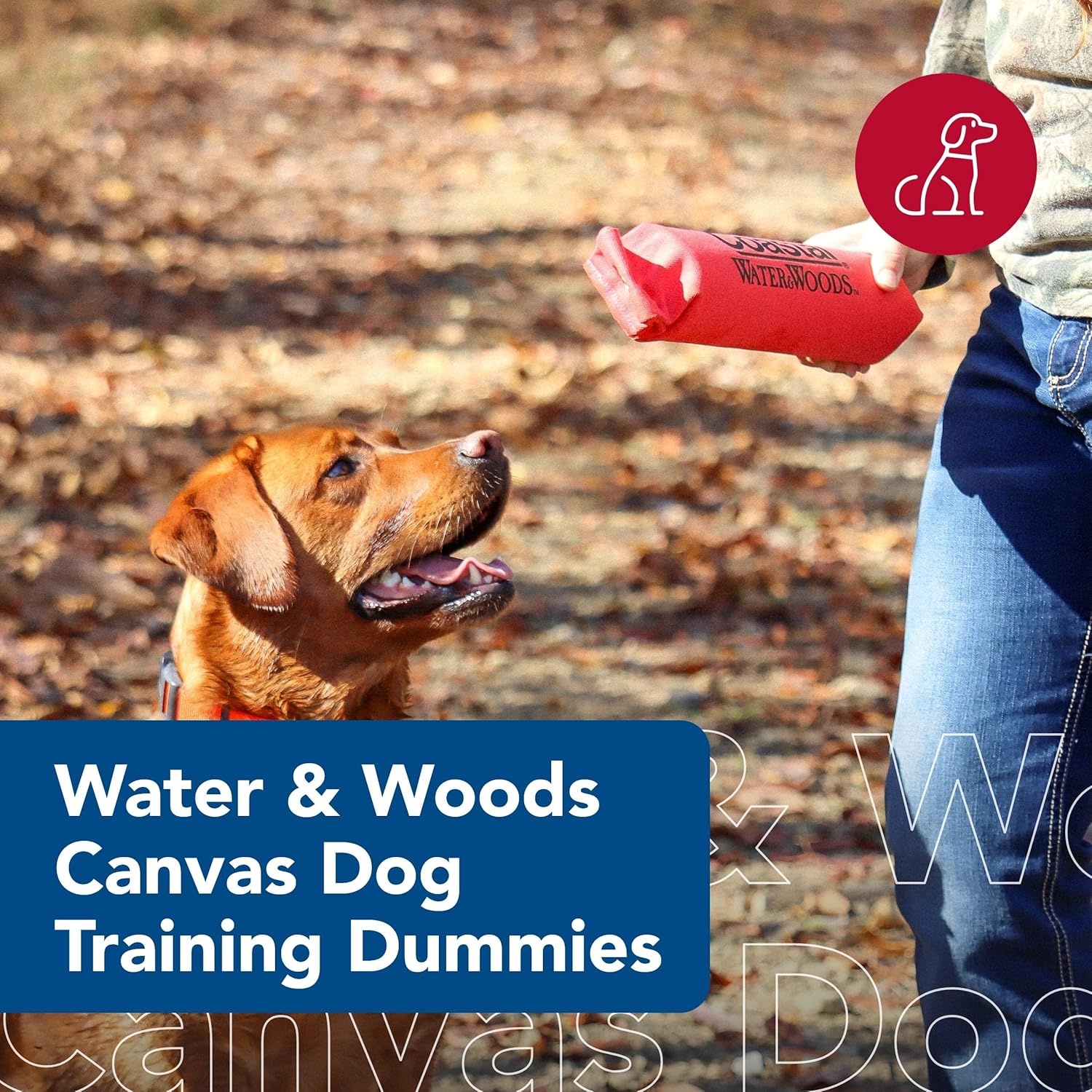 image:imageCoastal Pet Water amp Woods Canvas Dog Training Dummies Pet Improves Dog Hunting Skills Durable Canvas Material Safe Training Tool Natural 3 x 12Orange