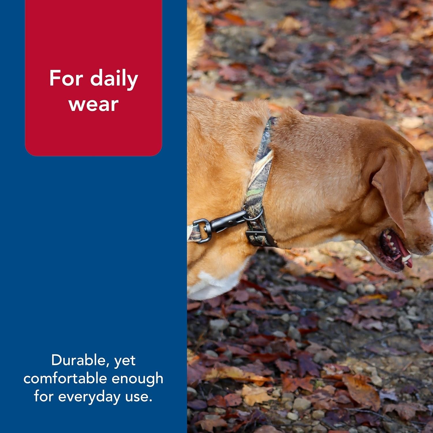image:imageCoastal Pet Water amp Woods DoublePly Dog Collar Durable Comfortable Adjustable Buckle Shadow Grass Blades Pattern Medium 1 x 20Shadow Grass Blades