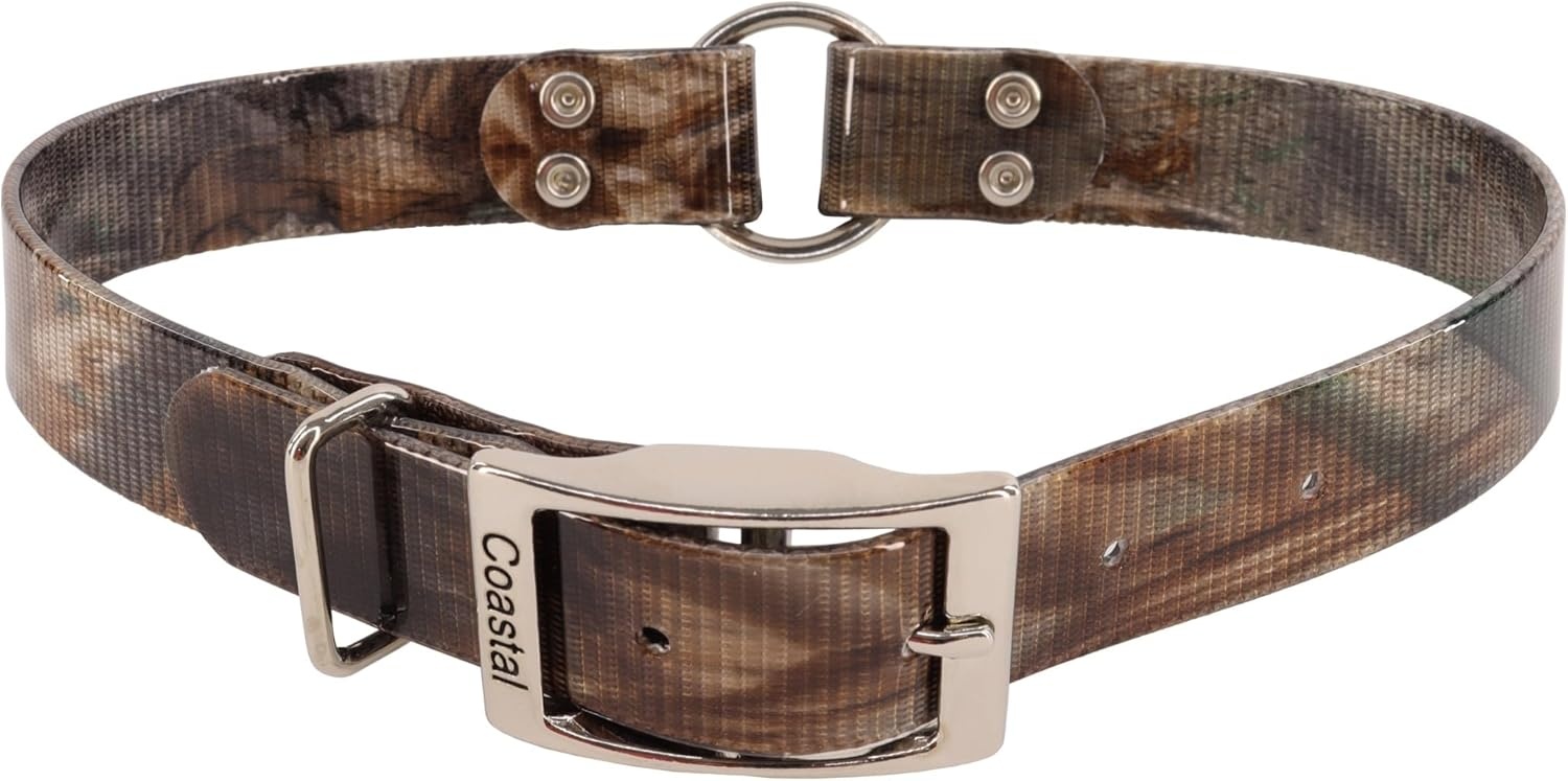 image:imageCoastal Pet Water amp Woods Waterproof Hound Dog Collar with Center Ring by Coastal Pet Durable Dog Collar Odor Resistant Easy Self Untangling Shadow Grass Blades Medium 1 x 20Shadow Grass Blades