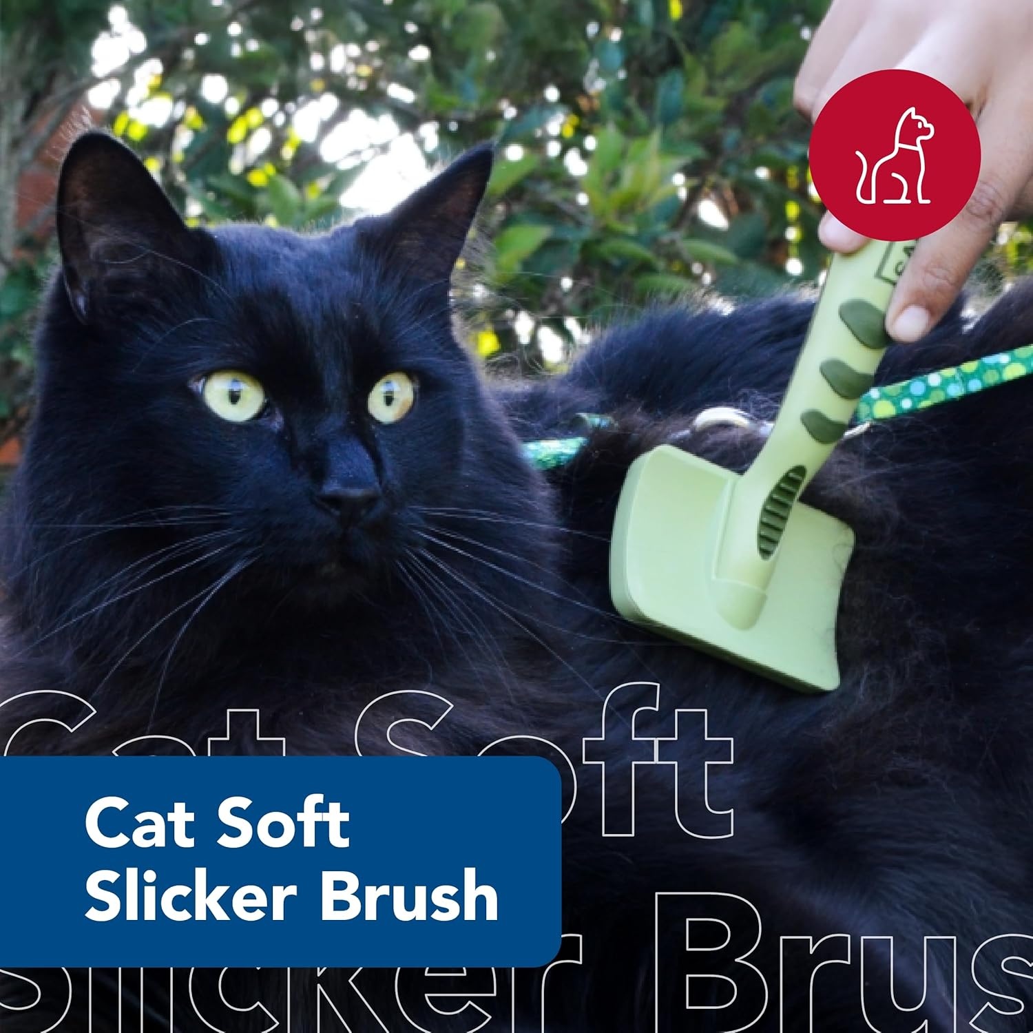 image:imageCoastal Pet Safari Cat Soft Slicker Brush 65 x 35 Inches