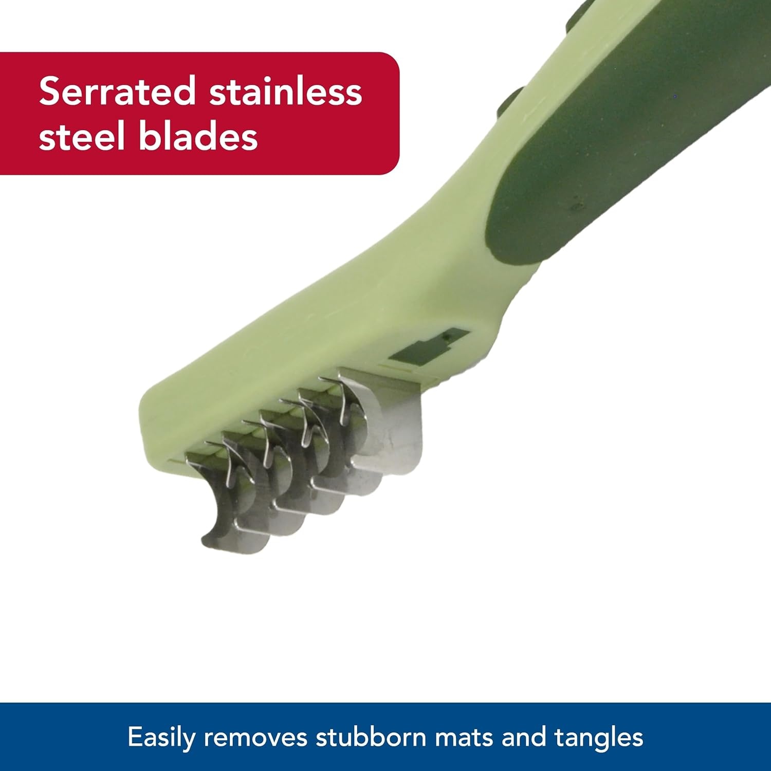 image:imageCoastal Pet Safari Dematting Comb Brush for Dogs with Coarse Matted or Medium to Long Hair Coats One Size