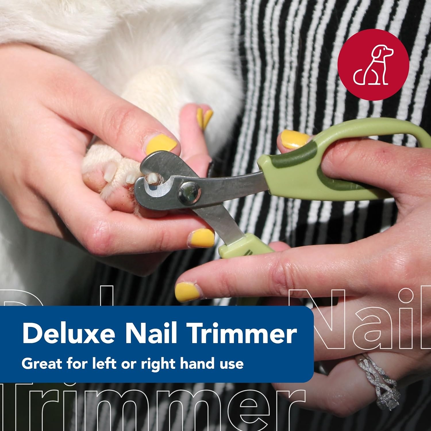 image:imageCoastal Pet Safari Dog Deluxe Nail Trimmer Large Finger Hole and Easy Grip Stainless Steel Pet Nail Clippers One Size