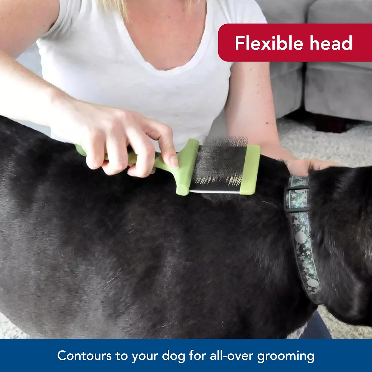 image:imageCoastal Pet Safari Dog Flexible Slicker Brush Dog Brush for Shedding Undercoat Rake amp Grooming Tools for Small amp Medium Pets MediumNO Color