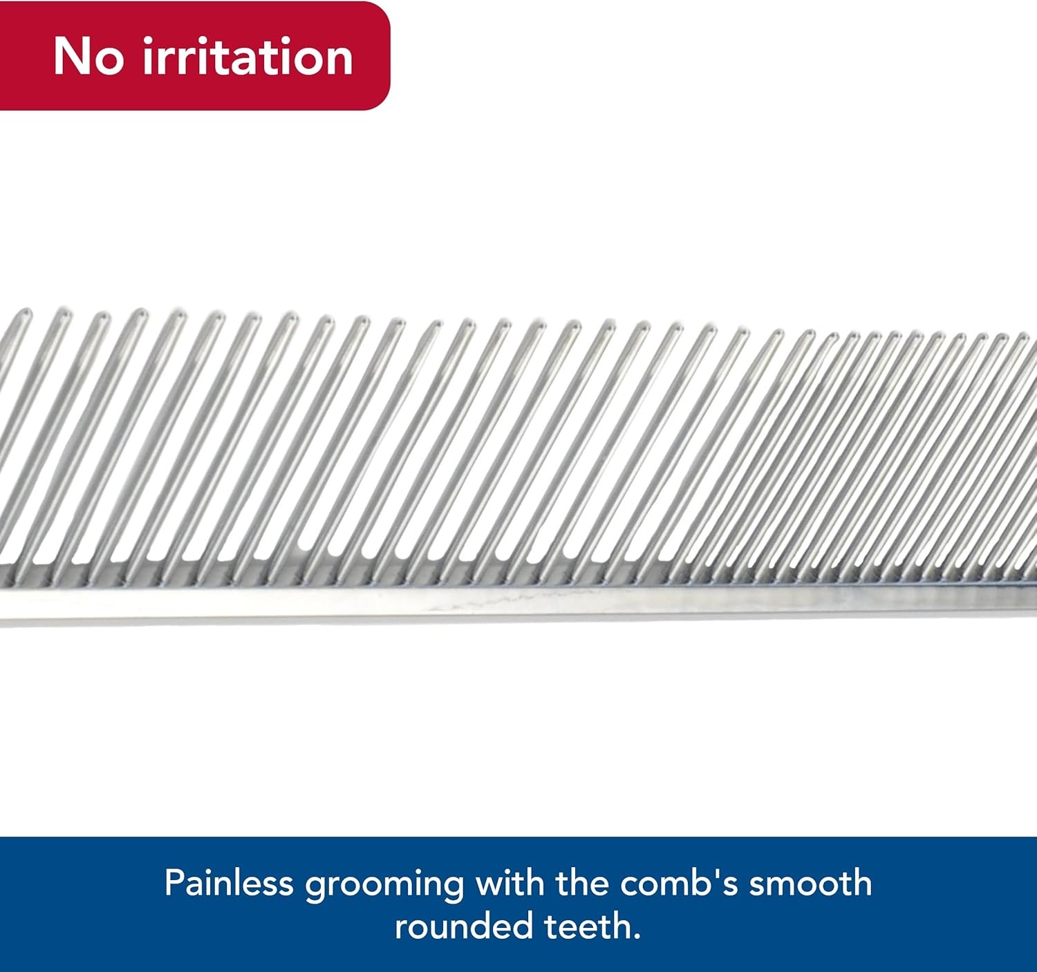 image:imageCoastal Pet Safari Dog Grooming Comb for Medium and Coarse Coats ExtraLong Rotating Teeth Undercoat Rake for Coarse Coats 7 14714Inch Large Pack of 2
