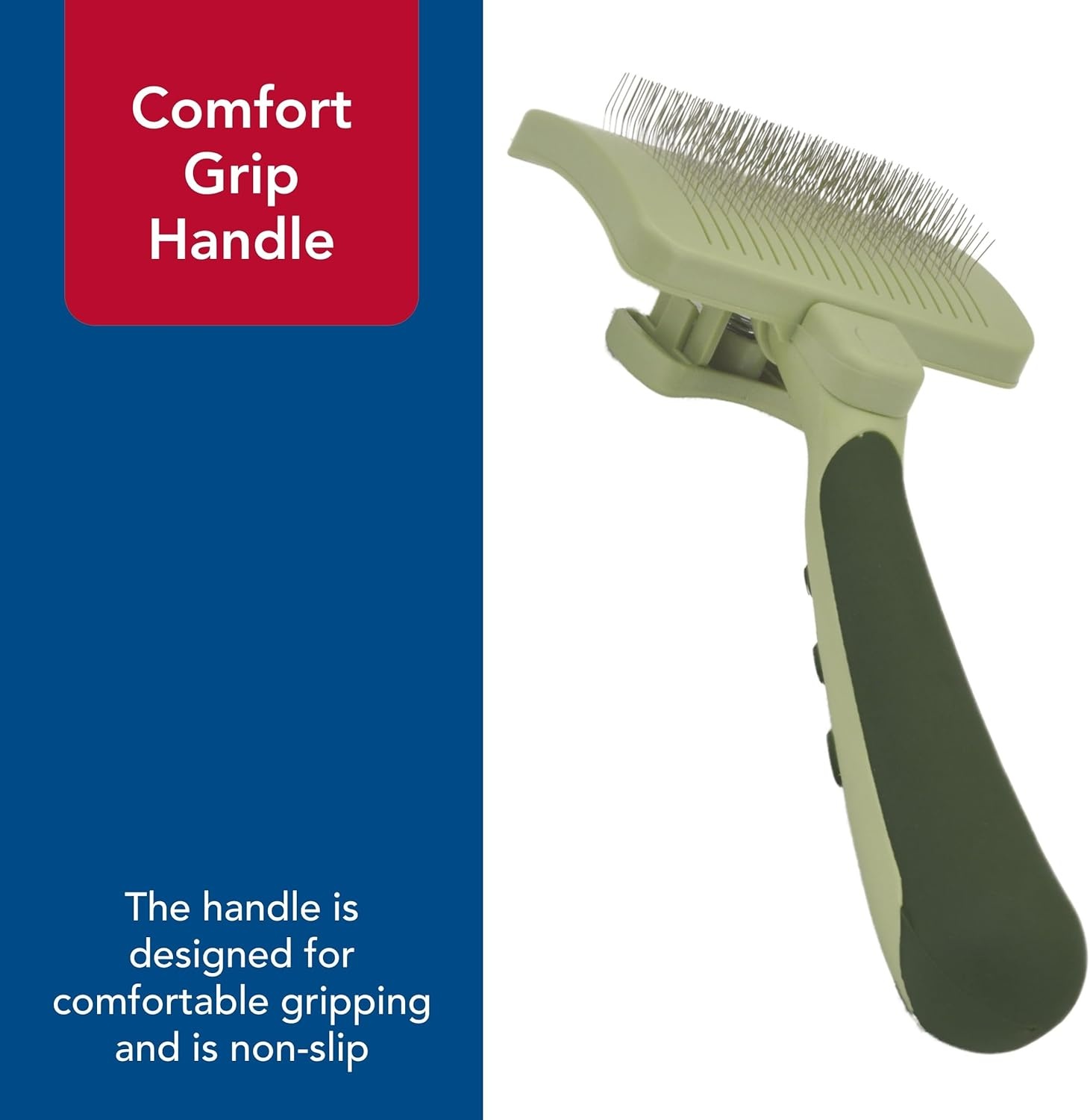 image:imageCoastal Pet Safari Dog SelfCleaning Slicker Brush Dog Deshedding Brush Prevents Mats and Tangled Hair For Dogs with Short or Long Hair Medium 425 x 406Small