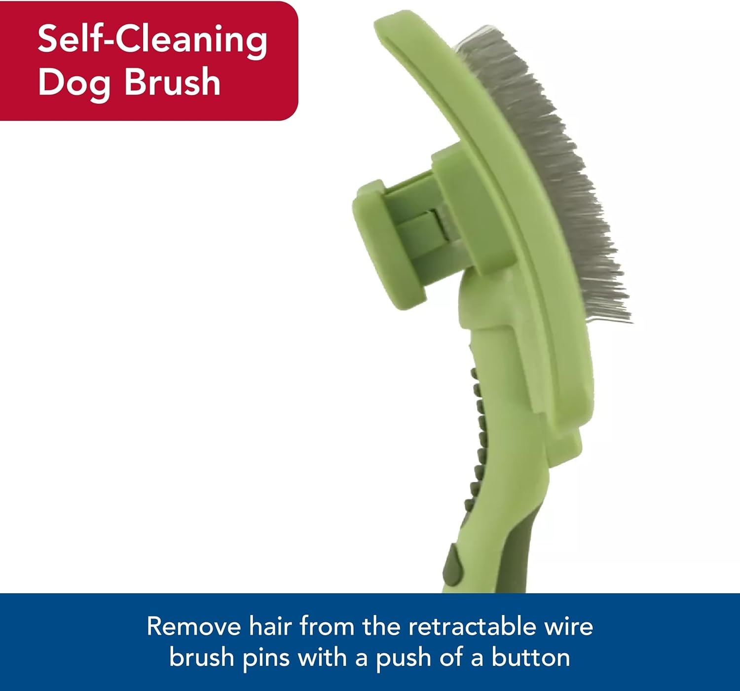 image:imageCoastal Pet Safari Dog SelfCleaning Slicker Brush Dog Deshedding Brush Prevents Mats and Tangled Hair For Dogs with Short or Long Hair Medium 425 x 406Small