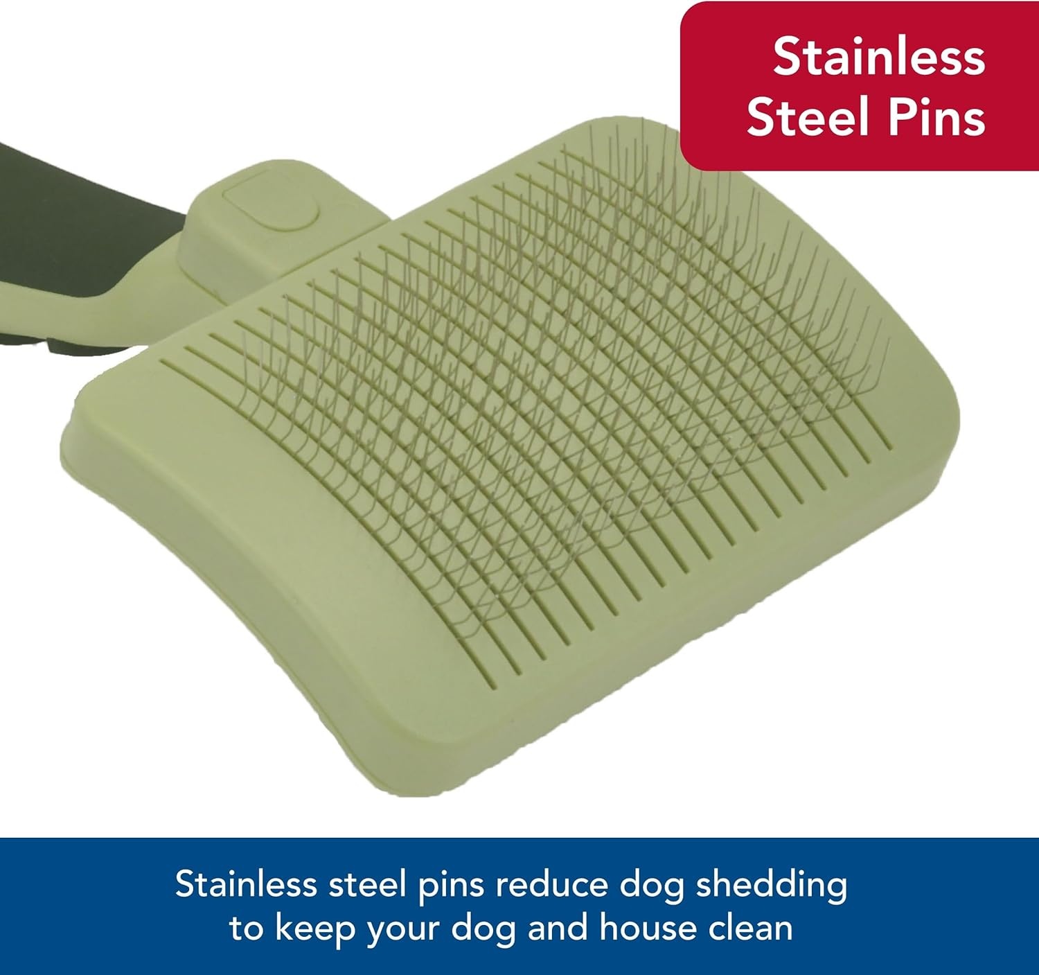 image:imageCoastal Pet Safari Dog SelfCleaning Slicker Brush Dog Deshedding Brush Prevents Mats and Tangled Hair For Dogs with Short or Long Hair Medium 425 x 406Small