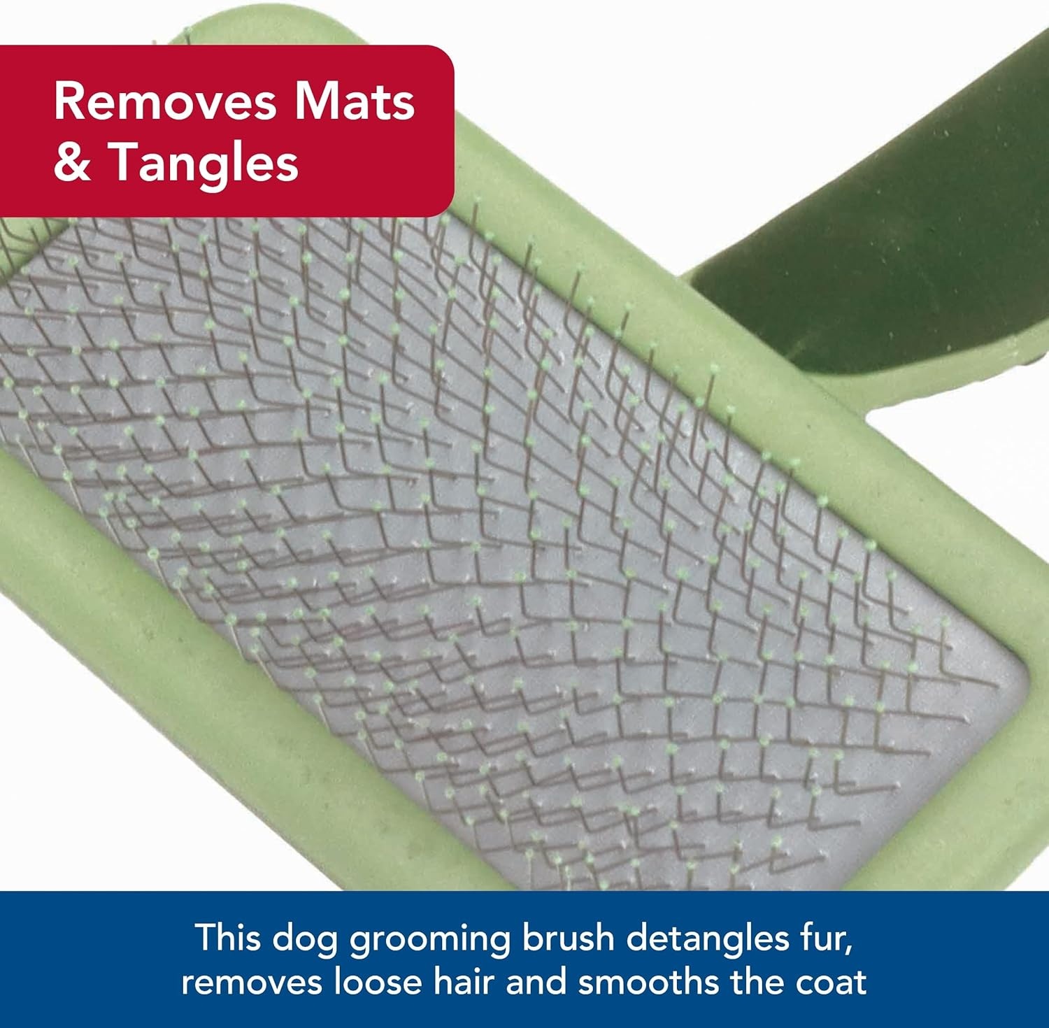 image:imageCoastal Pet Safari Dog Soft Slicker Brush Dog Grooming Brush for Shedding for Dogs with Short Medium and Long Hair Medium 625 x 35No Color