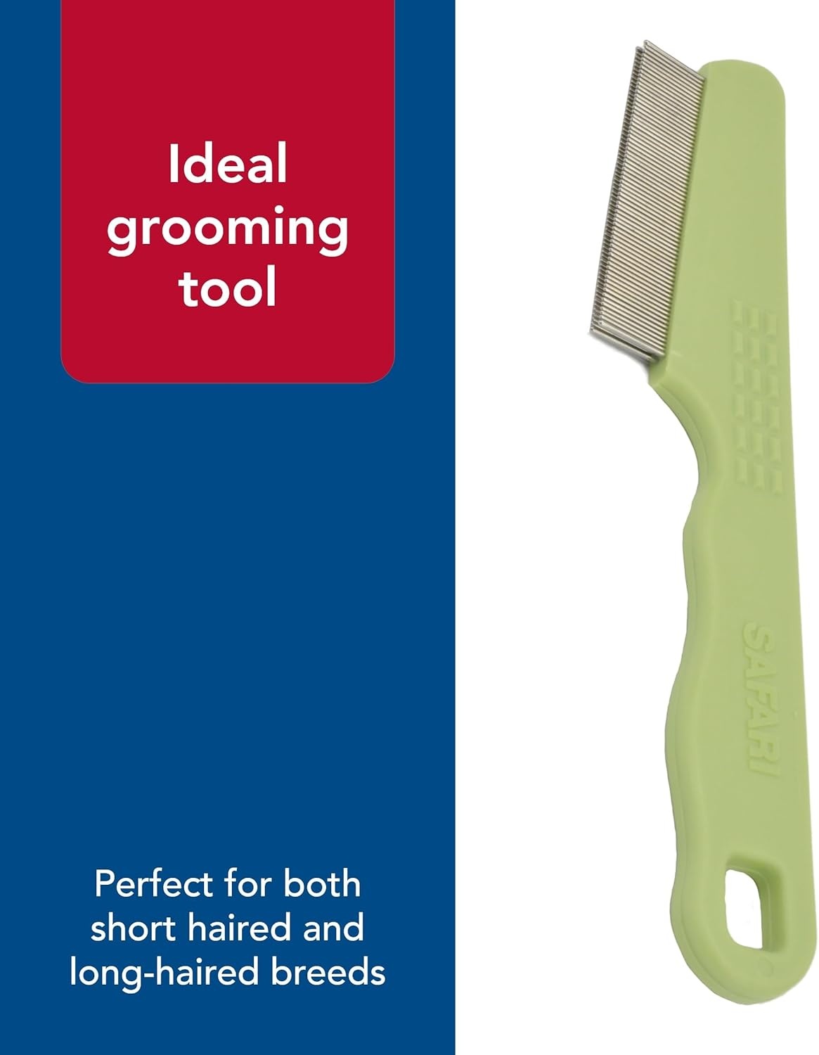 image:imageCoastal Pet Safari Double Row Comb Helps Dry Skin For Flea Prevention and Detection in Pets with Short and Long Hair
