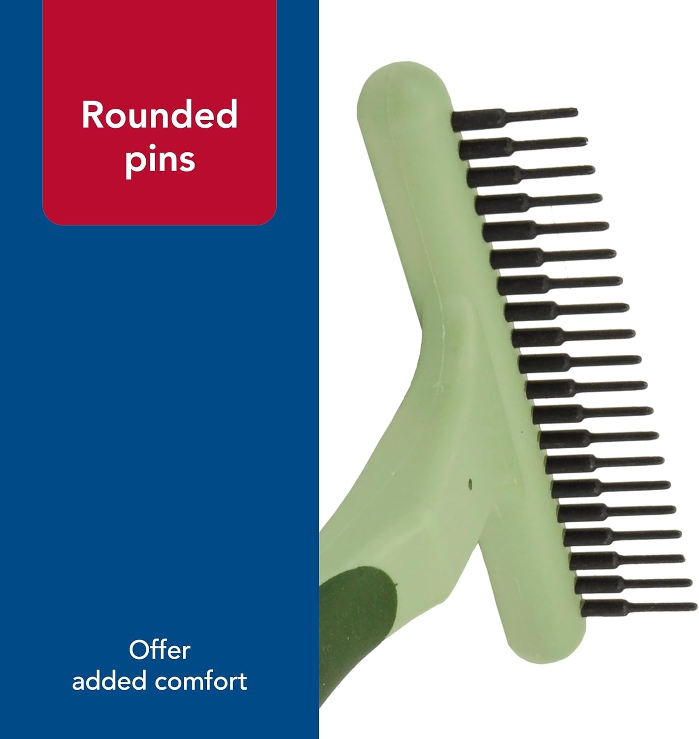 image:imageCoastal Pet Safari Double Row Undercoat Rake Gentle Dematting and Deshedding Grooming Comb for DogsSingle Row