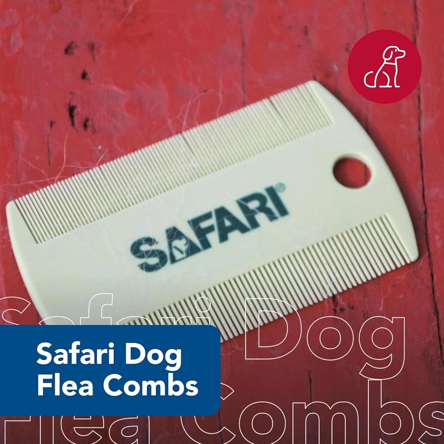 image:imageCoastal Pet Safari DoubleSided Grooming Comb One Size Short Hair Dog Grooming Kit for Flea Prevention and Detection