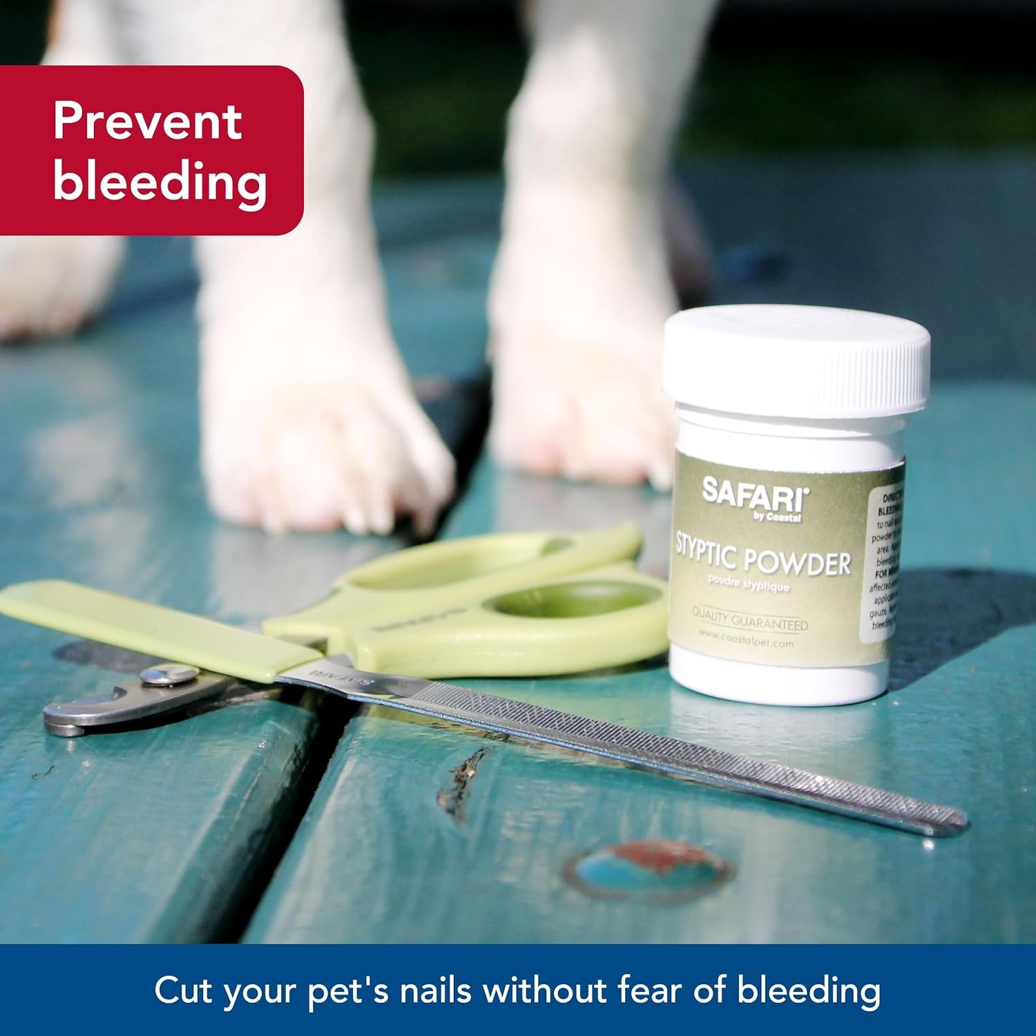 image:imageCoastal Pet Safari Pet Styptic Powder Blood Clotting Powder for Pet and Dog First Aid Kit and Grooming One Size