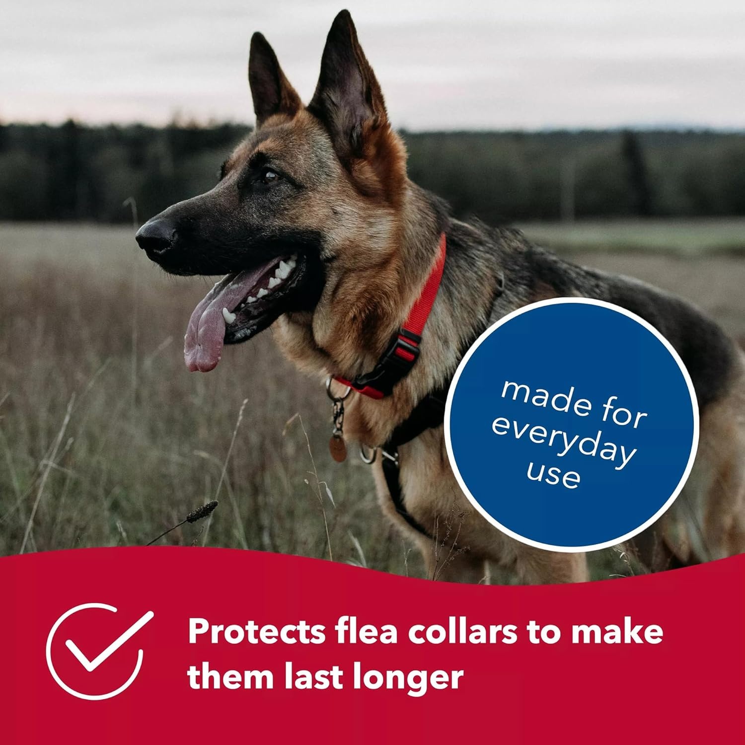 image:imageCoastal Pet SecureAway Collar Protector for Flea Collars Adjustable pet Accessory Protective Flea Collar for Dogs amp Puppy Multi Paws 1 x 1420