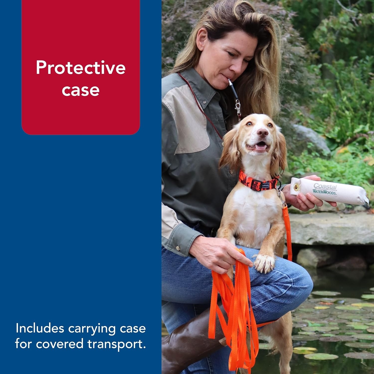 image:imageCoastal Pet Water amp Woods Professional Silent Dog Whistle FarReaching Command Adjustable Tone Professional Grade Whistle