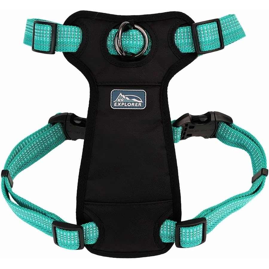 image:imageCoastal K9 Explorer Brights Reflective FrontConnect Harness Meadow 1 x 2030Ocean