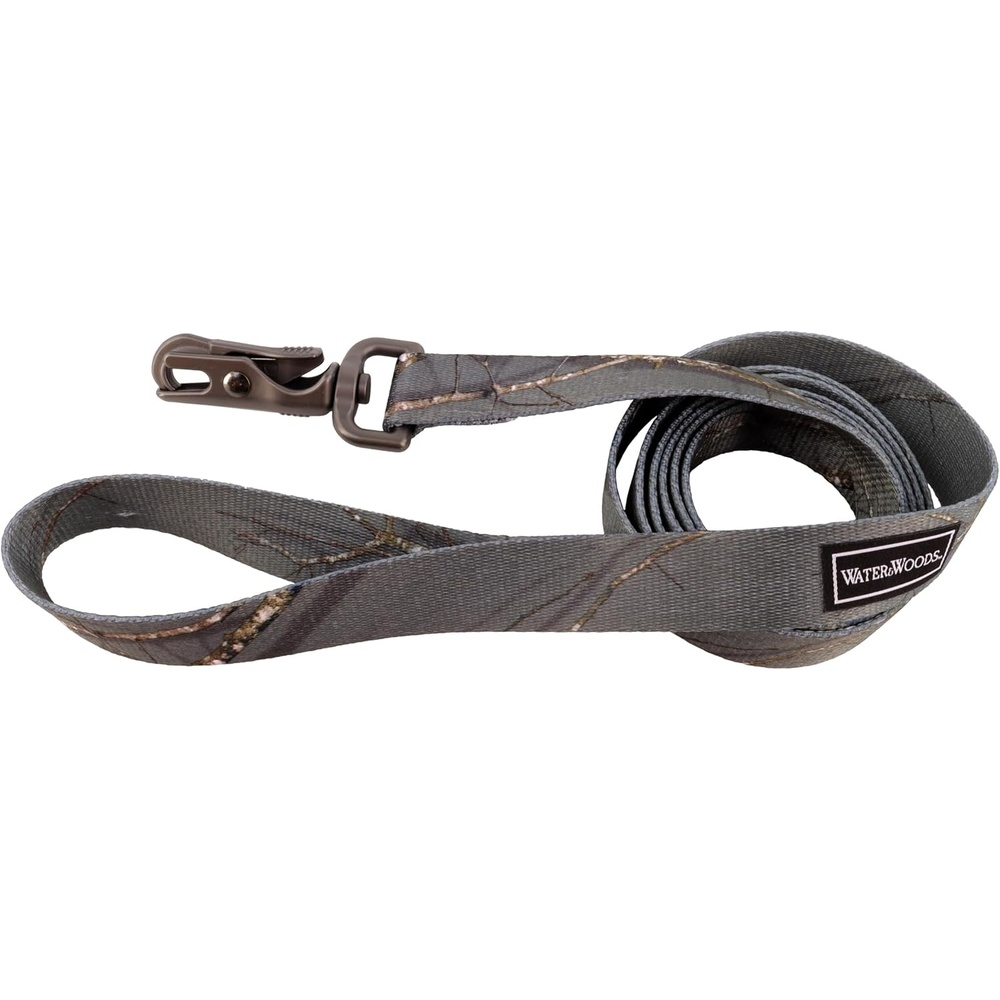 image:imageWater amp Woods Patterned Dog Leash by Coastal Pet Strong Dog Leash Scissor Snap Closure FrayResistant Nylon Stylish Patterns Bottomland Pink 1 x 6Country Roots Evergreen
