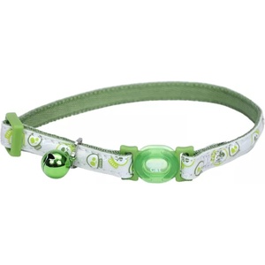image:imageCoastal Pet  Safe Cat Glow in the Dark Adjustable Breakaway Collar  Glowing Blue Fish Print  38 x 812Glowing Lime Skulls
