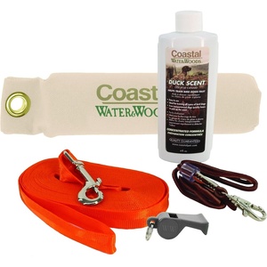 image:imageCoastal Pet  Water amp Woods Dog Training Kit by Coastal Pet  Improves Tracking Abilities  Leather Lanyard for MultiFunction Dog Whistle  Duck One Size