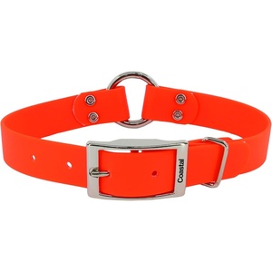 image:imageCoastal Pet  Water amp Woods Waterproof Hound Dog Collar with Center Ring by Coastal Pet  Durable Dog Collar  Odor Resistant  Easy Self Untangling  Shadow Grass Blades Medium  1 x 20Orange