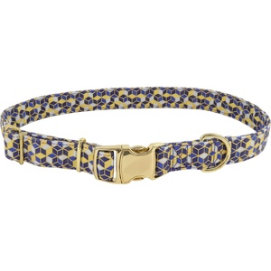 image:imageCoastal Pet Accent Metallic Adjustable Dog Collar  Comfortable Dog Collar  Sturdy Metal Buckle  Functional amp Aesthetic for Pets  Bright Black Galaxy 58 x 1218Classic Blue Diamonds