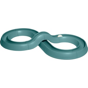 image:imageCoastal Pet Turbo Track Cat Toy  Cat Ball Toy amp Racetrack  Easy Assembly  Slate Blue 1 Pack