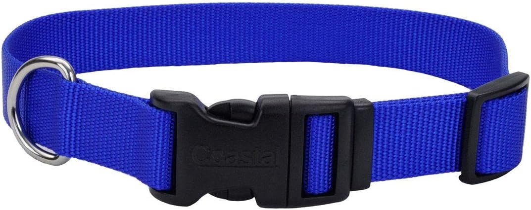 image:imageCoastal Pet Adjustable Dog Collar with Plastic Buckle Neon Pink 34 x 1420Blue