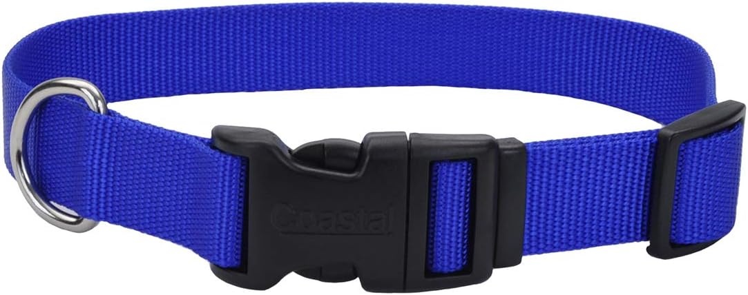 image:imageCoastal Pet Adjustable Dog Collar with Plastic Buckle Neon Pink 34 x 1420Blue
