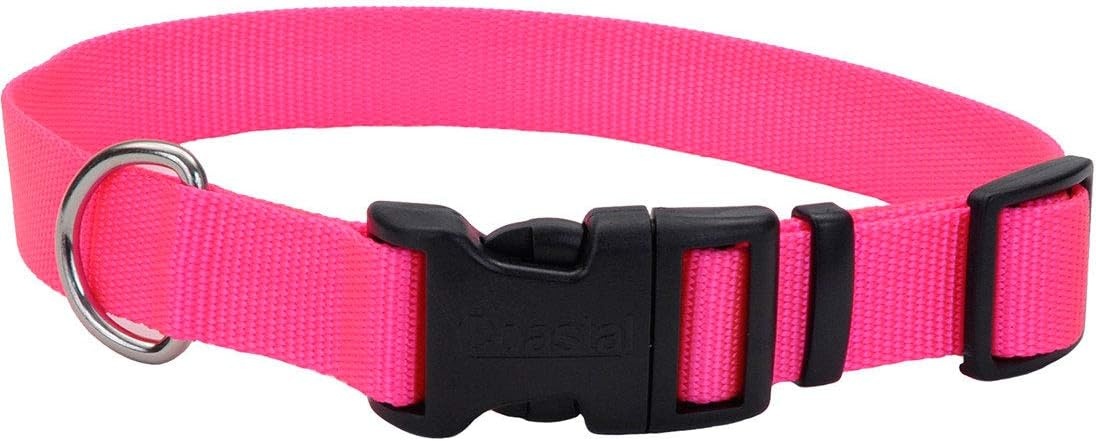 image:imageCoastal Pet Adjustable Dog Collar with Plastic Buckle Neon Pink 34 x 1420Neon Pink