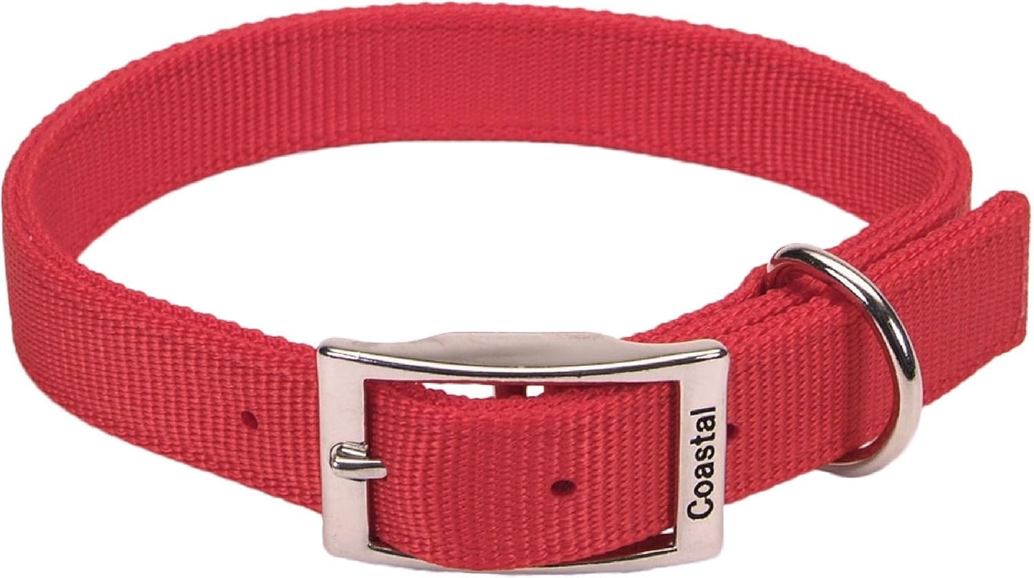 image:imageCoastal Pet DoublePly Dog Collar Pink Bright 1 x 22Red