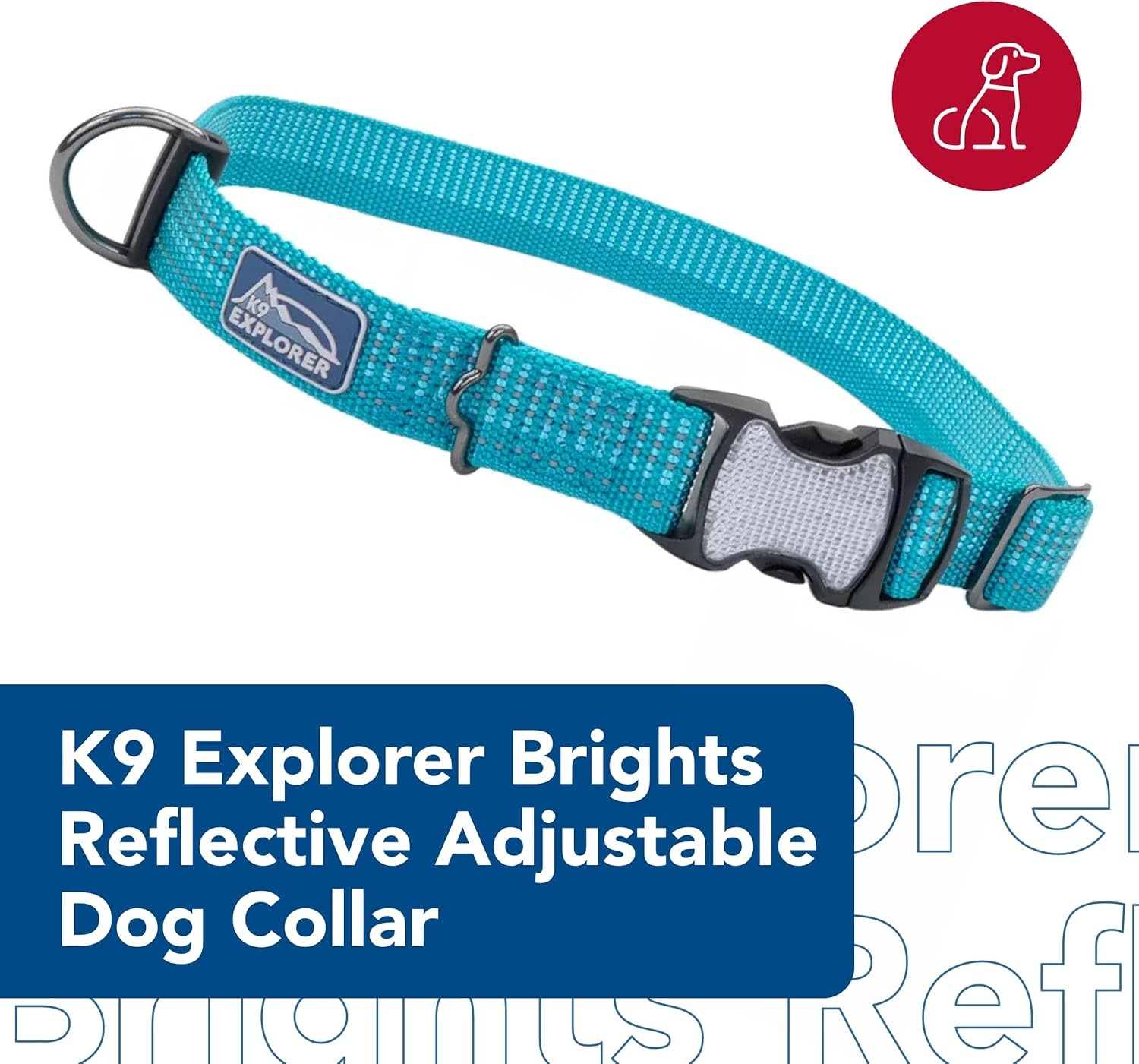 image:imageCoastal Pet K9 Explorer Brights Reflective Adjustable Dog Collar Lake 58 x 1014Desert