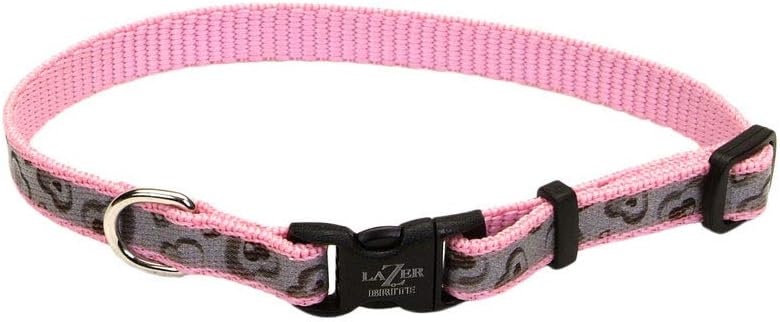 image:imageCoastal Pet Lazer Brite Reflective Adjustable Dog Collar Turquoise Bones 58 x 1218Pink New Hearts