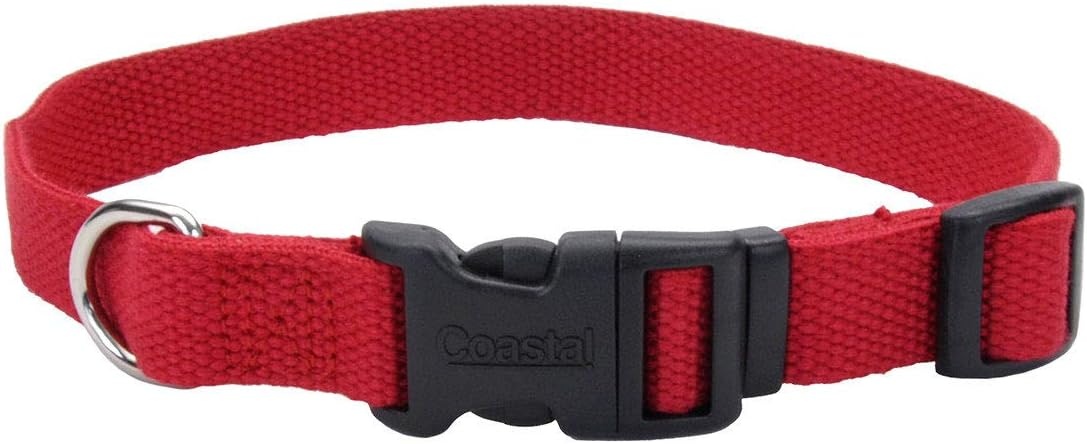 image:imageCoastal Pet New Earth Soy Adjustable Dog Collar Cranberry 34 x 1218Cranberry