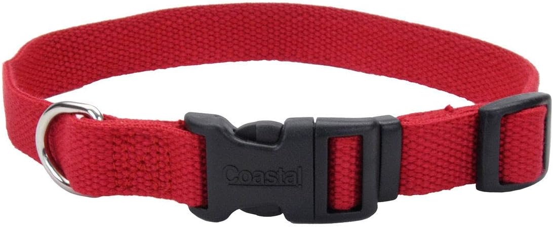 image:imageCoastal Pet New Earth Soy Adjustable Dog Collar Cranberry 34 x 1218Cranberry