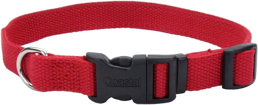 image:imageCoastal Pet New Earth Soy Adjustable Dog Collar Cranberry 34 x 1218Cranberry