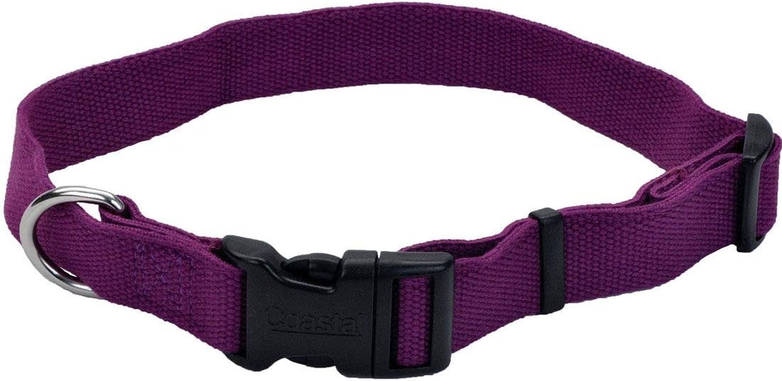 image:imageCoastal Pet New Earth Soy Adjustable Dog Collar Cranberry 34 x 1218Eggplant