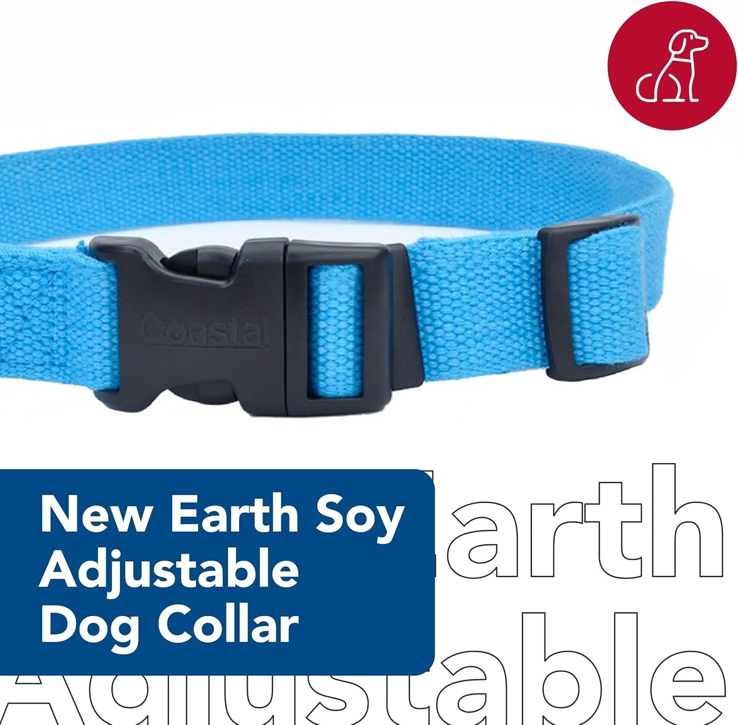 image:imageCoastal Pet New Earth Soy Adjustable Dog Collar Cranberry 34 x 1218Forest