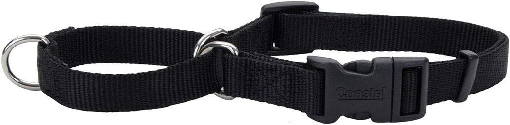 image:imageCoastal Pet No Slip Martingale Adjustable Dog Collar with Buckle Red 38 x 1012Black