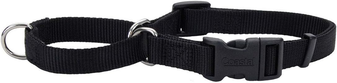 image:imageCoastal Pet No Slip Martingale Adjustable Dog Collar with Buckle Red 38 x 1012Black