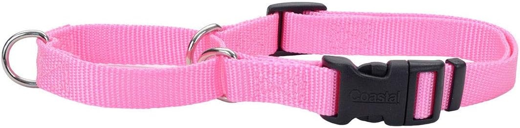 image:imageCoastal Pet No Slip Martingale Adjustable Dog Collar with Buckle Red 38 x 1012Pink Bright